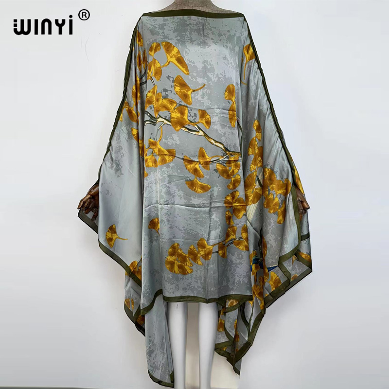 Cover Up Kaftan - WINYI Châu Phi Dài Bãi Biển