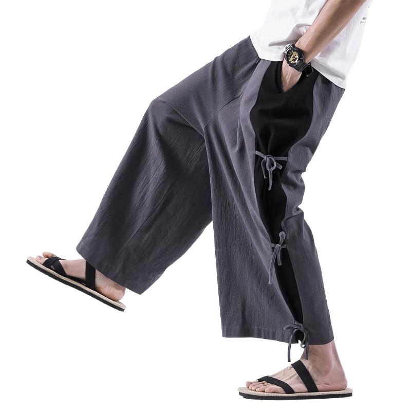 Autumn Summer Plus size pants  - đánh giá và giá Linen Pant Wide