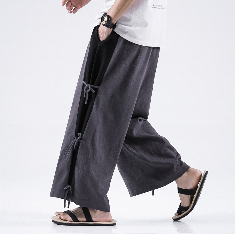 Autumn Summer Plus size pants  - đánh giá và giá Linen Pant Wide