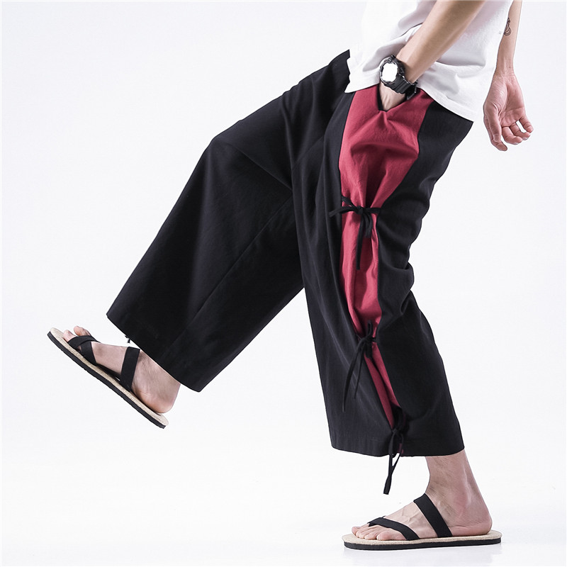 Autumn Summer Plus size pants  - đánh giá và giá Linen Pant Wide