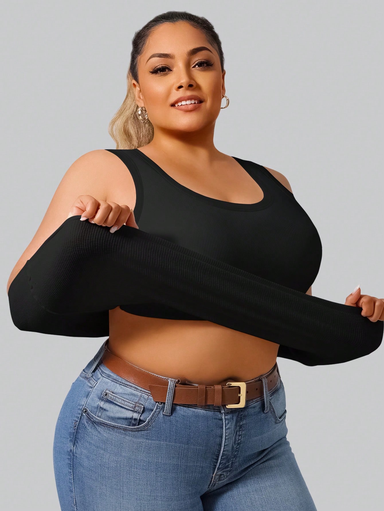 Plus Size Women's High Stretch - đánh giá và giá Crop Top Crochet